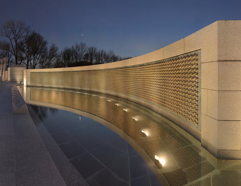 Photograph of WWII Memorial